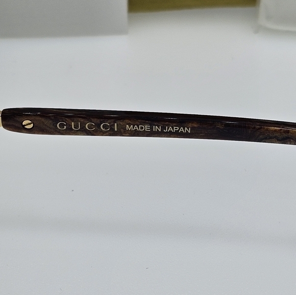 GUCCI UNISEX GG1221S 004 GUCCI RIMLESS GG LOGO ON LENS SUNGLASSES - Picture 11 of 13